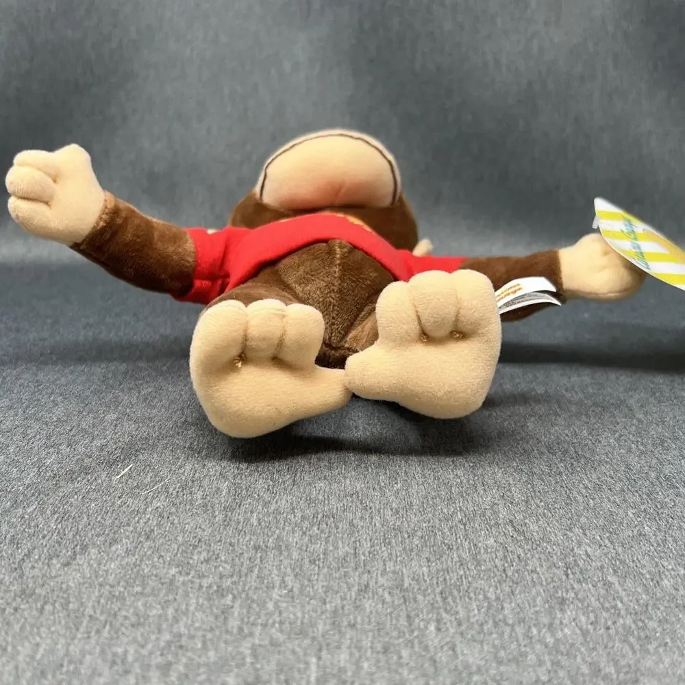 Curious George Plush Toy Network Monkey Stuffed Animal Claw Machine NWT
